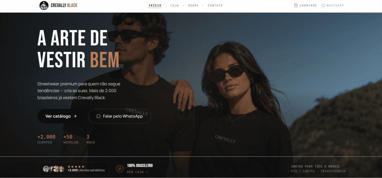 Crevally Black — projeto desenvolvido pela Arvex Agency, Boa Vista RR